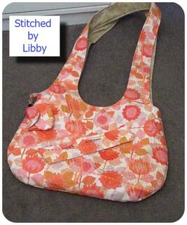 Large Crazy Patch Hobo Bag - Kreative Kiwi Embroidery Designs