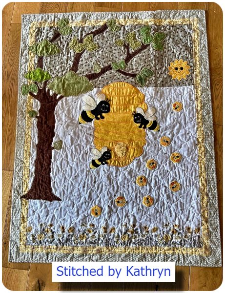 Bee Quilt by Kathryn 3005