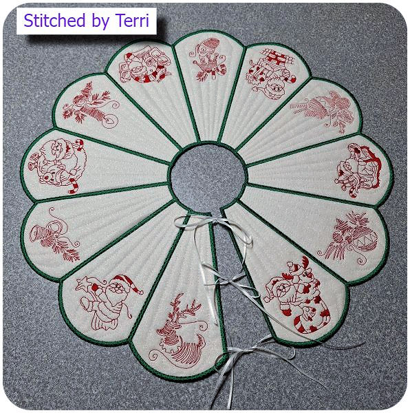 Christmas Tree Skirt by Terri