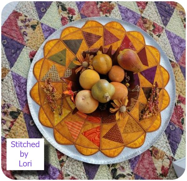 Fall Flying Geese placemat by Lori 1510 2