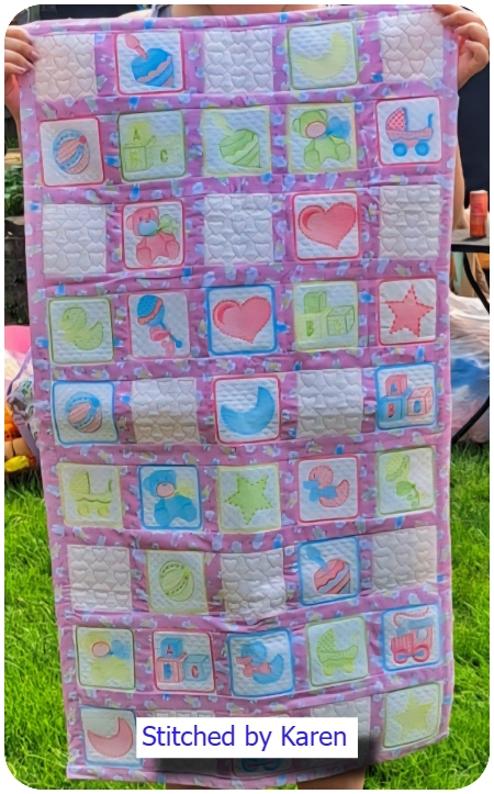 First Quilt by Karen