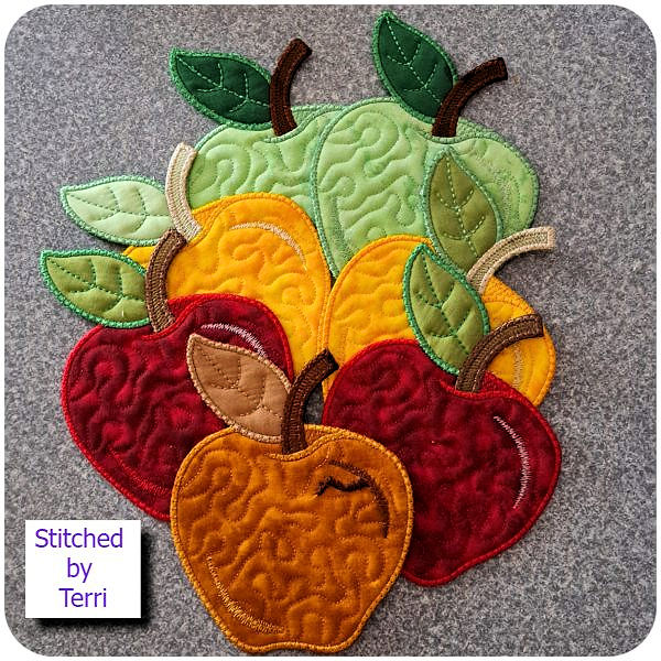 Free Apple Coaster by Terri