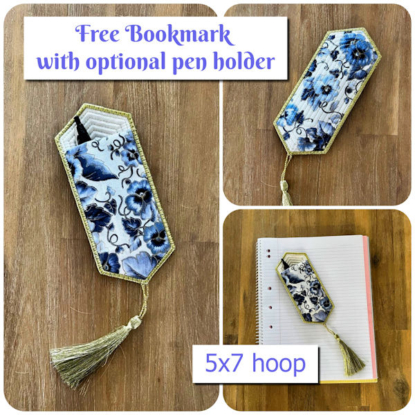 Free Bookmark with optional pen holder by Kreative Kiwi - 600