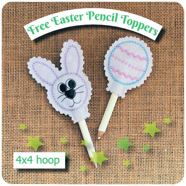 Free Easter Pencil Topper by Kreative Kiwi - 600