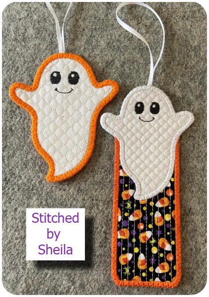 Free Ghost Bookmarks by Shelia 1209