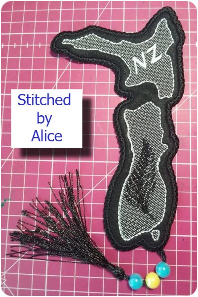 Free New Zealand bookmark by Alice