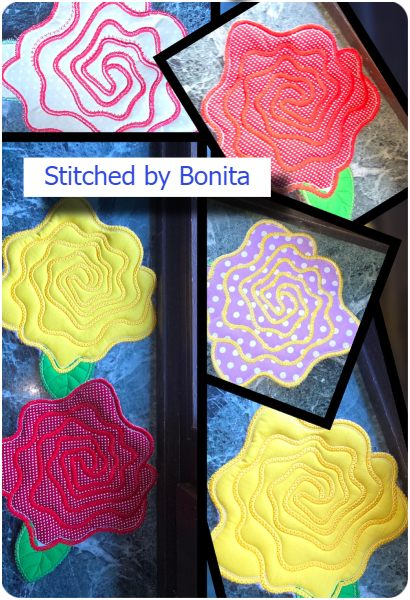 Free Swirly Rose by Bonita