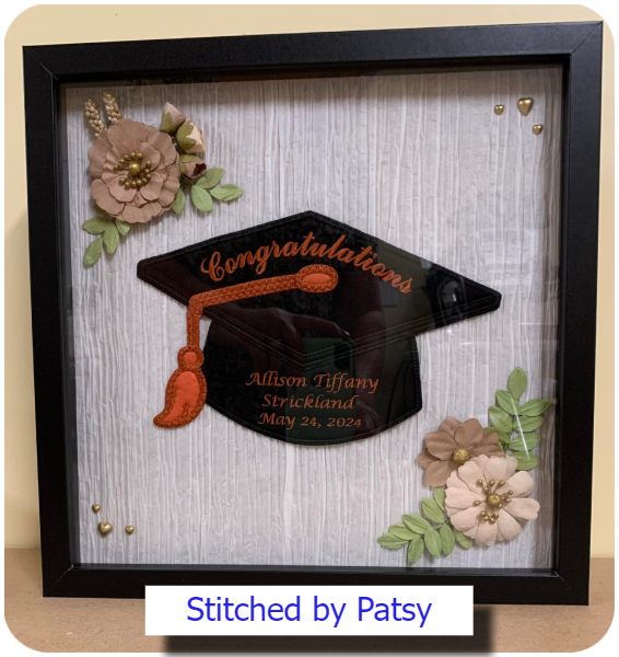 Graduation cap by Patsy