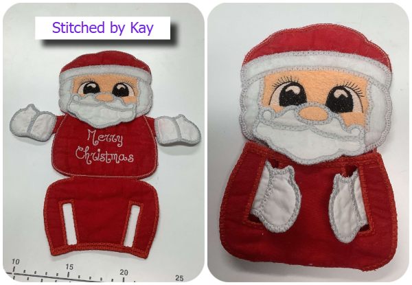 Huggable Santa Christmas Giftcard Holder by Kay