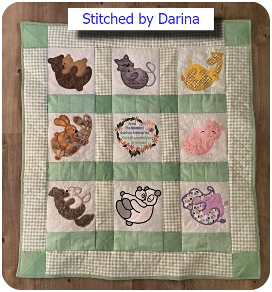 In the arms of love quilt by Darina 2