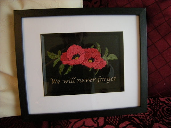 Poppy Machine Embroidery Design