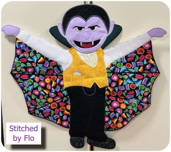 Large Applique Dracula by Flo