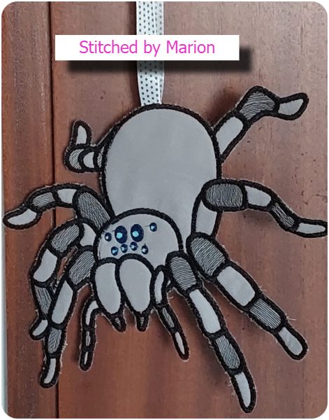 Large Applique Spider by Marion B