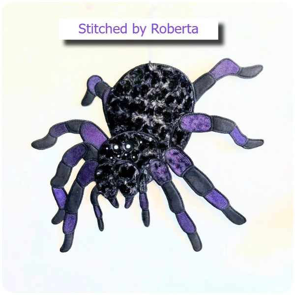 Large Applique Spider by Roberta