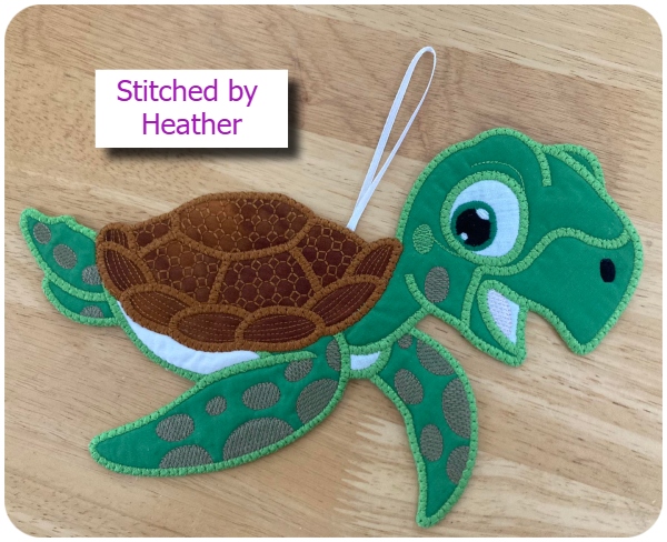 Large Applique Turtle by Heather 0508