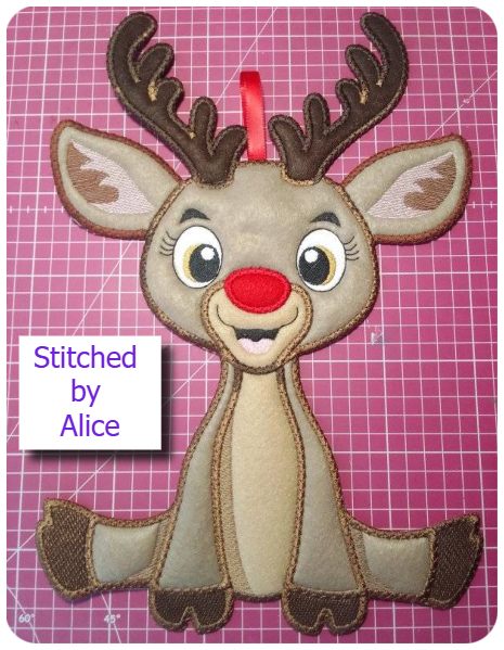 Large Rudolph by Alice