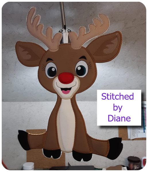 Large Rudolph by Diane Green