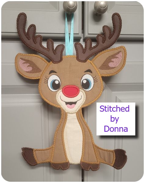 Large Rudolph by Donna