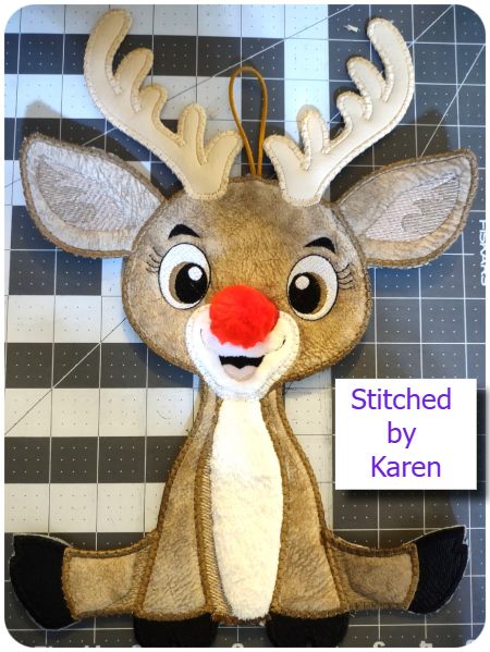 Large Rudolph by Karen 1011