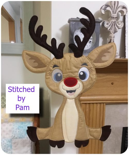 Large Rudolph by Pam