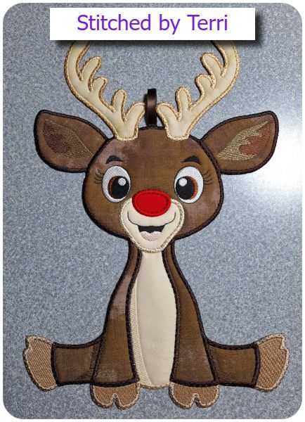 Large Rudolph by Terri