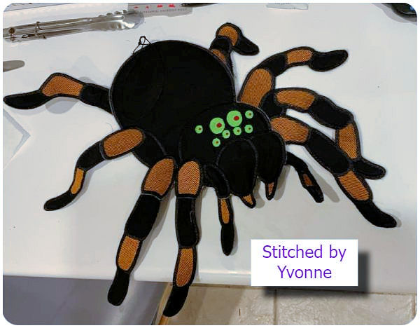 Large Spider by Yvonne