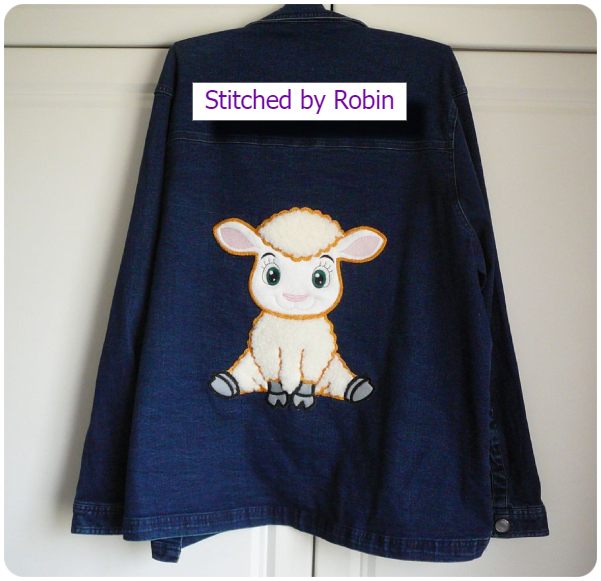 Large applique Lamb by Robin