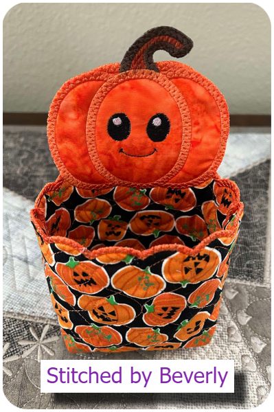 Pumpkin Halloween Treat Bag by Beverly