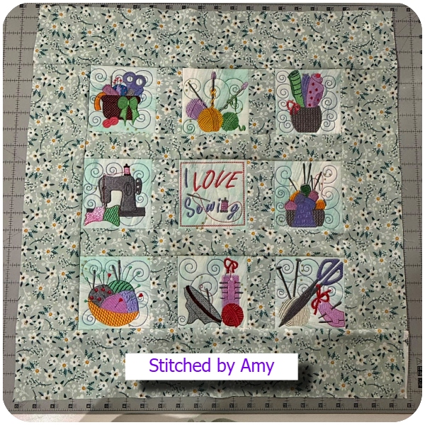Sewing Blocks Quilt by Amy