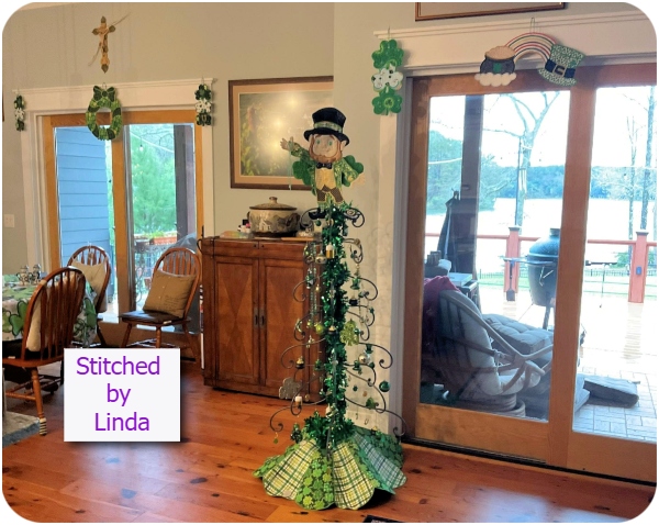St Patricks Day display by Linda