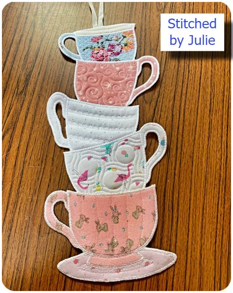 Stacked Cups by Julie