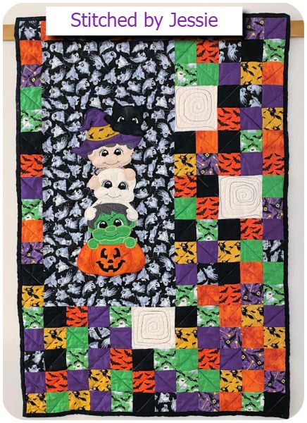 Stacked Halloween Peekers by Jessie