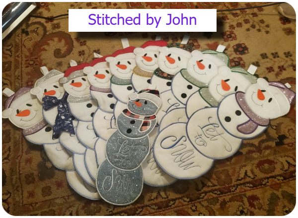 Stacked Snowmen by John