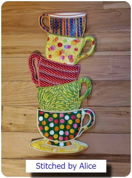 Stacked cups by Alice