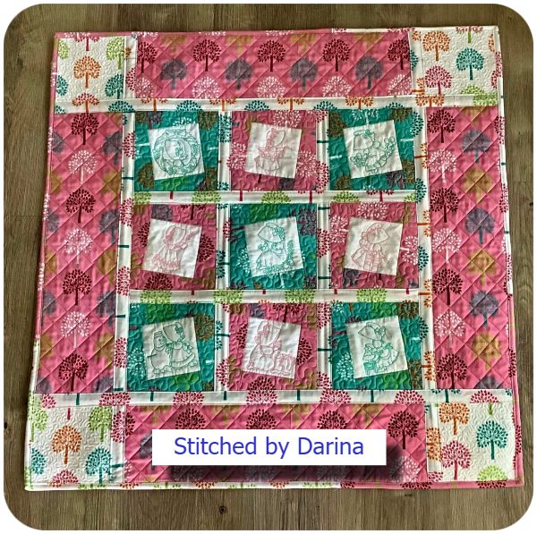 Sunbonnet Quilt by Darina 2001