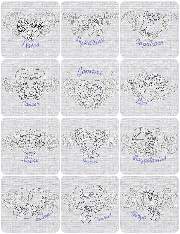 Zodiac Valentine images - 800 0302