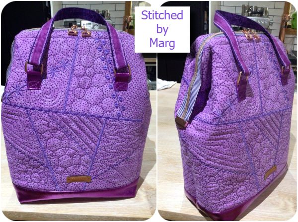 large crazy patch block bag by Marg 2