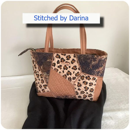 Crazy Patch Bag with recessed zipper by Darina 2b