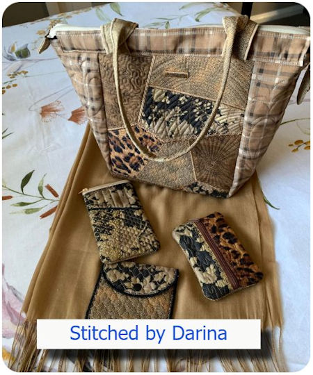 Crazy Patch Bag with recessed zipper by Darina 4b