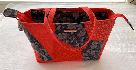 Red and black bag