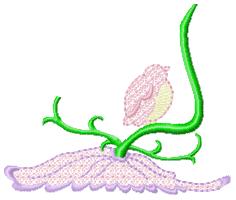 Funky Birds Filled Applique Machine Embroidery Design