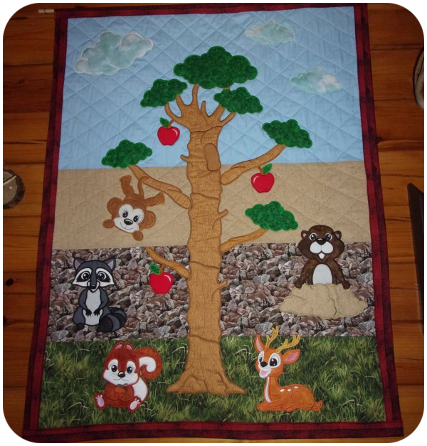 Sandy - Forest Friends Quilt - 600