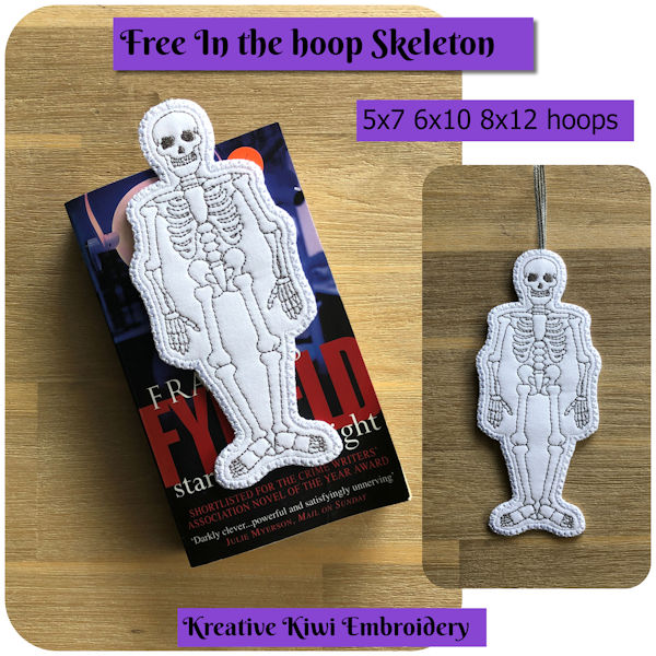 Free In the hoop Skeleton by Kreative Kiwi - 600